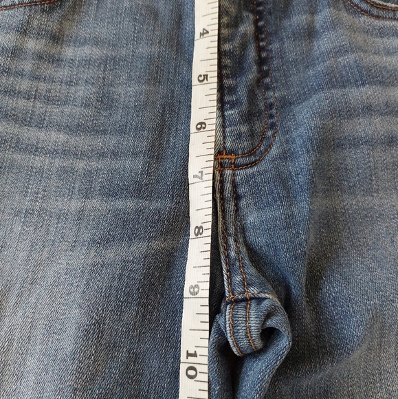 Denim Forum Nico Mid Rise Skinny Crop Jeans Size 26 - Picture 8 of 11
